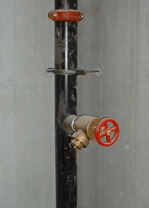 Southern California Fire protection Wet Standpipe