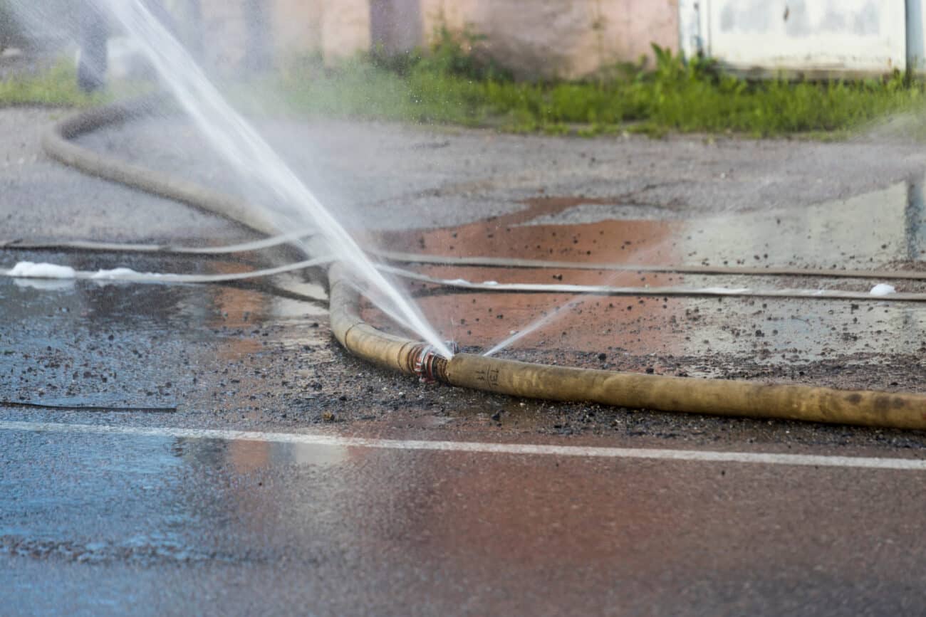 Fire Hose Leaking
